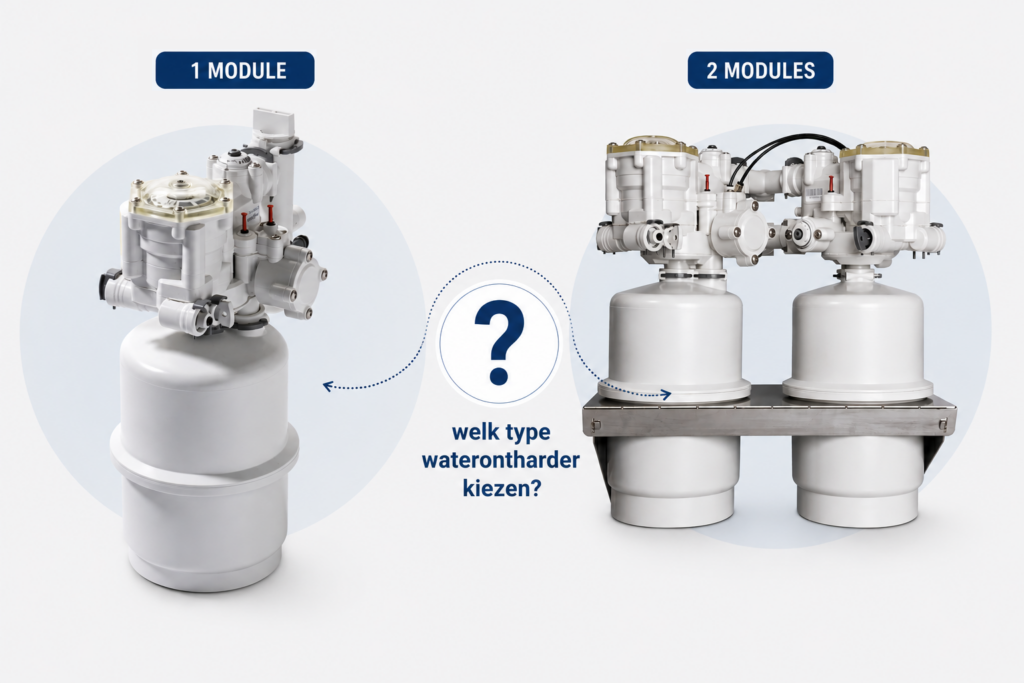 Delta waterontharders, kiezen tussen simplex of duplex ontharder